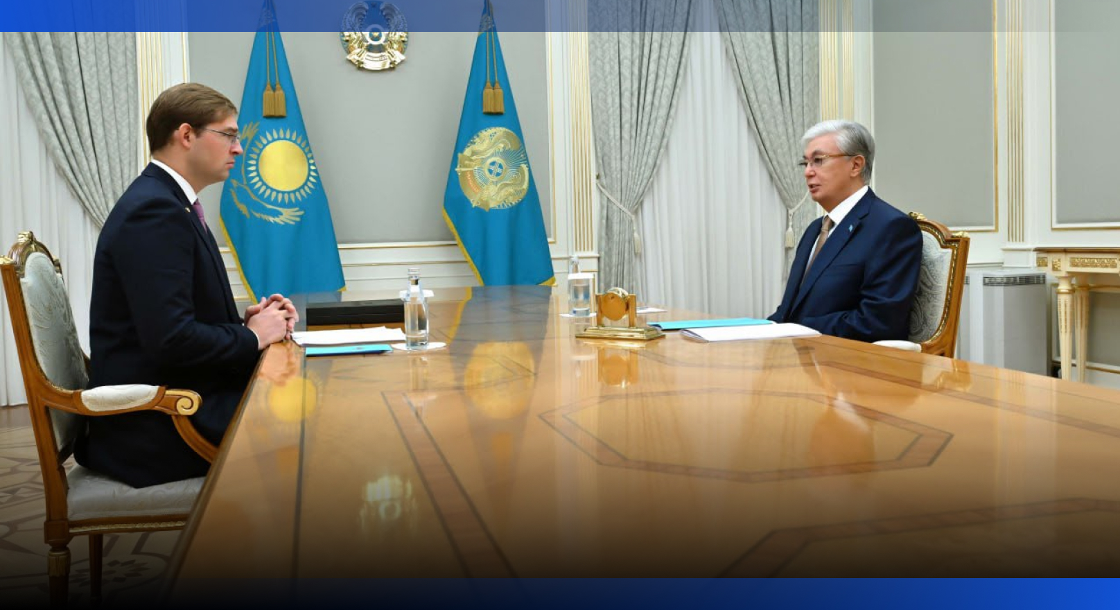 Image for Тоқаев Халықаралық шахмат федерациясының президентімен кездесті  